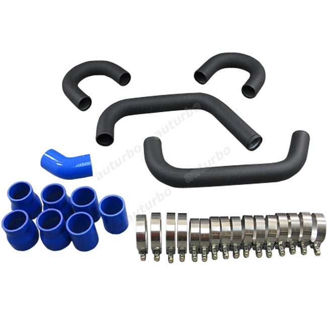 Front Mount Intercooler Bolt On Kit For 90-96 Nissan 300ZX Black